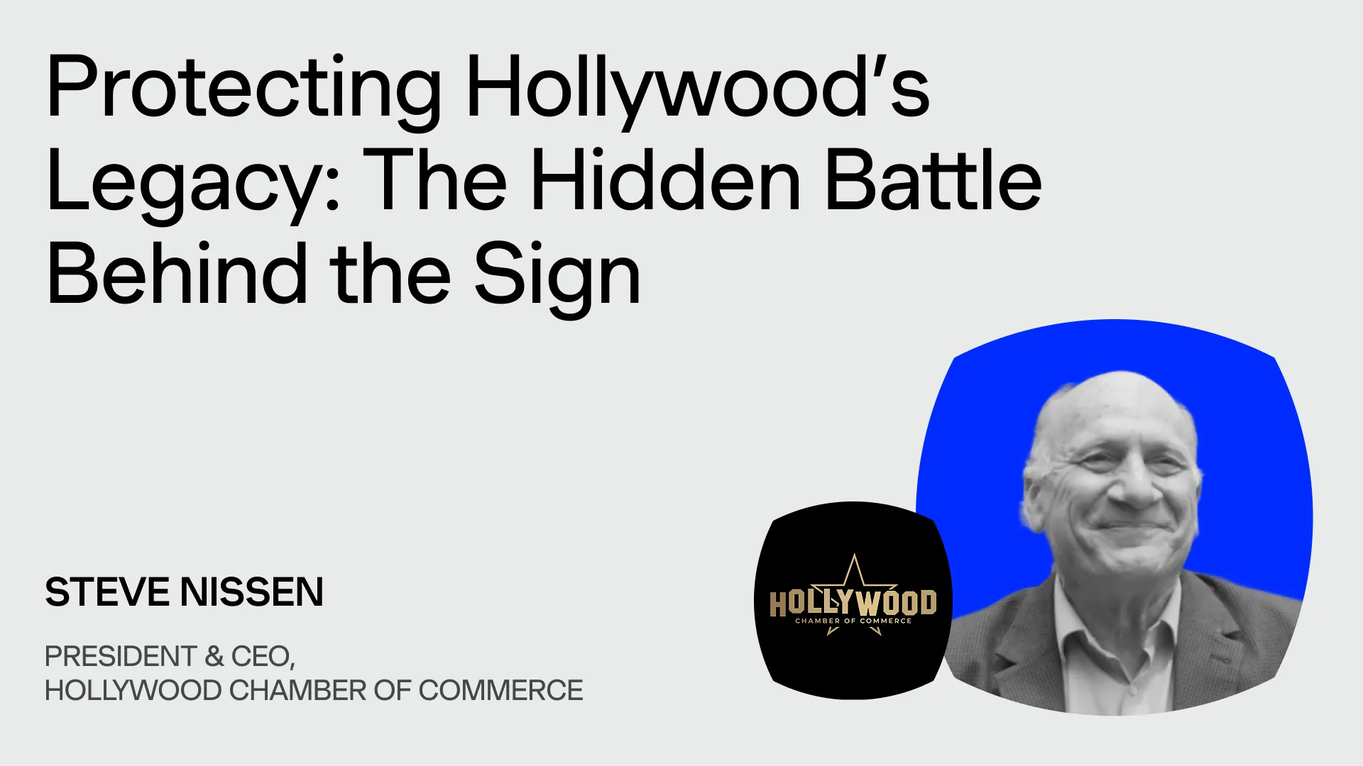 Hollywood Chamber of Commerce Documentary